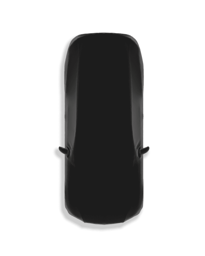 A picture showing the above view of an Indoor Elite Car Cover.