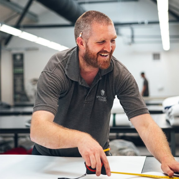 A picture of our production team working in our UK factory.