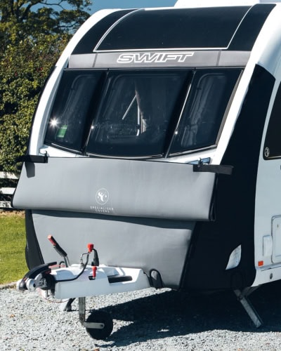 An image of the outdoor velcrotex fabric in the sunshine.