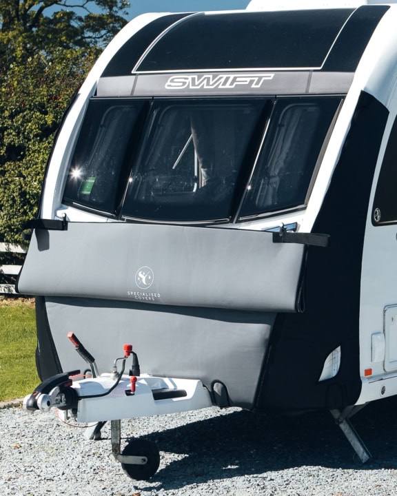 An image of the outdoor velcrotex fabric in the sunshine.